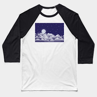 Night sky Baseball T-Shirt